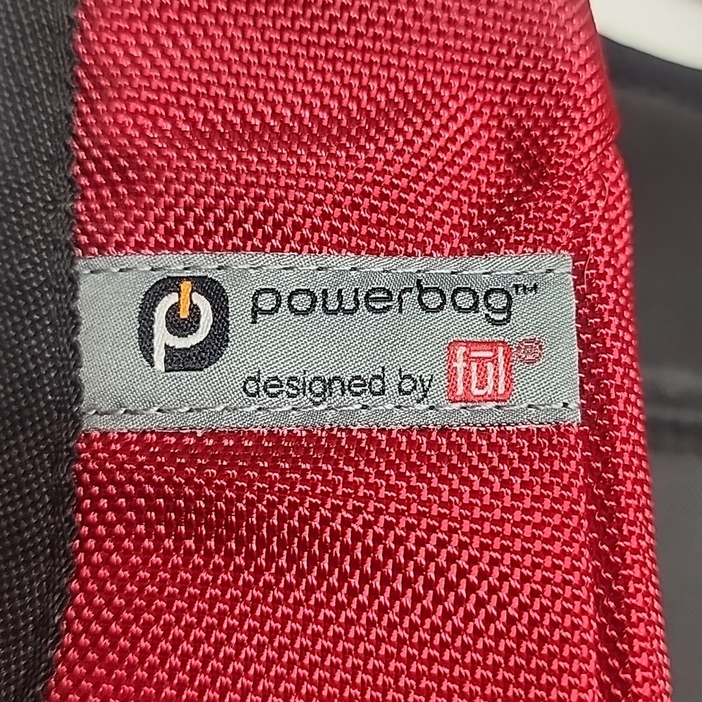FUL Powerbag Red Backpack with Black Accents NWT Great Gift Need Power? - Picture 8 of 16